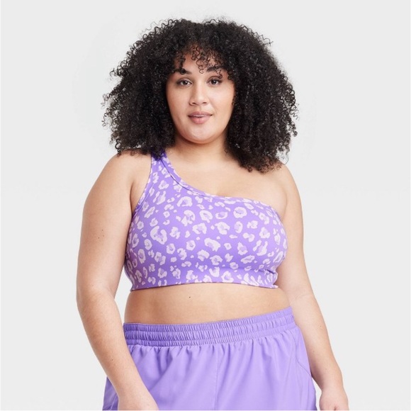 all in motion Other - Women Light Support Brushed Sculpt
Leopard  Sports Bra All in
Motion Violet XXL
